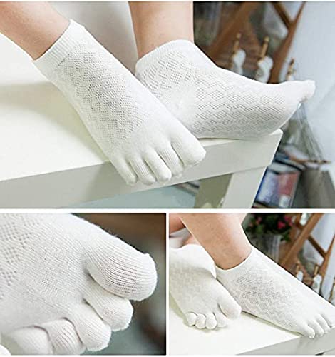 5 pares Meias de cinco dedos respiráveis, Meias de compressão ortopédica, meias esportivas para mulh