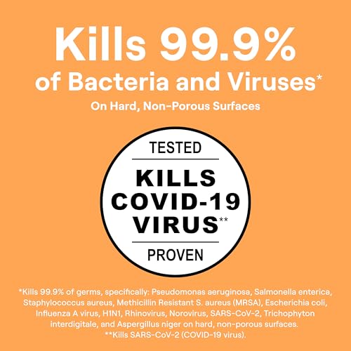 seventh generation lemongrass citrus disinfecting multi-surface cleaner - 26 oz pack of 4