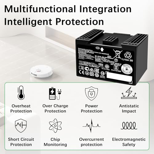 Image of 2800mAh ABL-D2 Battery Replacement for Roomba j7 j7+ i7 i7+ i8 i8+ i3 i3+ e5 e6 i4 i4+ i5 i5+ i6 i6+ j5 j5+ Series Compatible with ABL-D2 ABL-D2A ABL-D1 40.32Wh