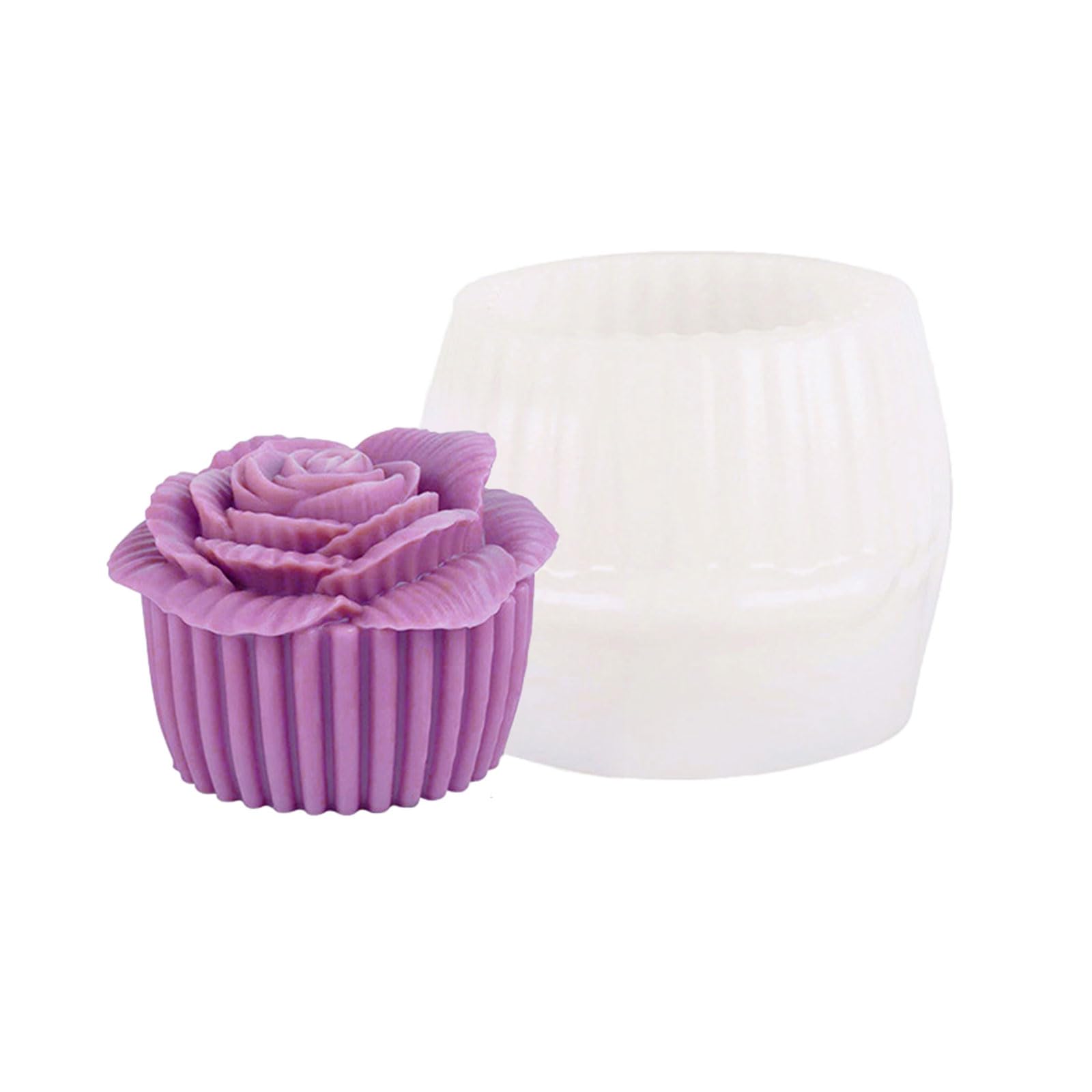 Woedpez Flowers Molds Silicone Plasters Casting Ornament Epoxy Resin Flowers