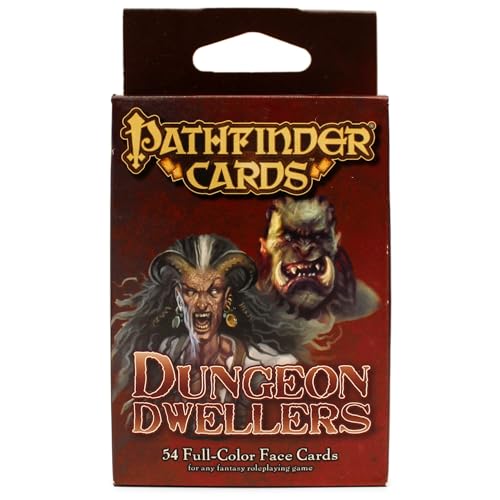 Pathfinder Face Cards: Dungeon Dwellers
