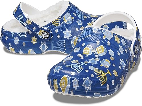 Image of Crocs Women's Classic Holiday Lined Fuzzy Clogs