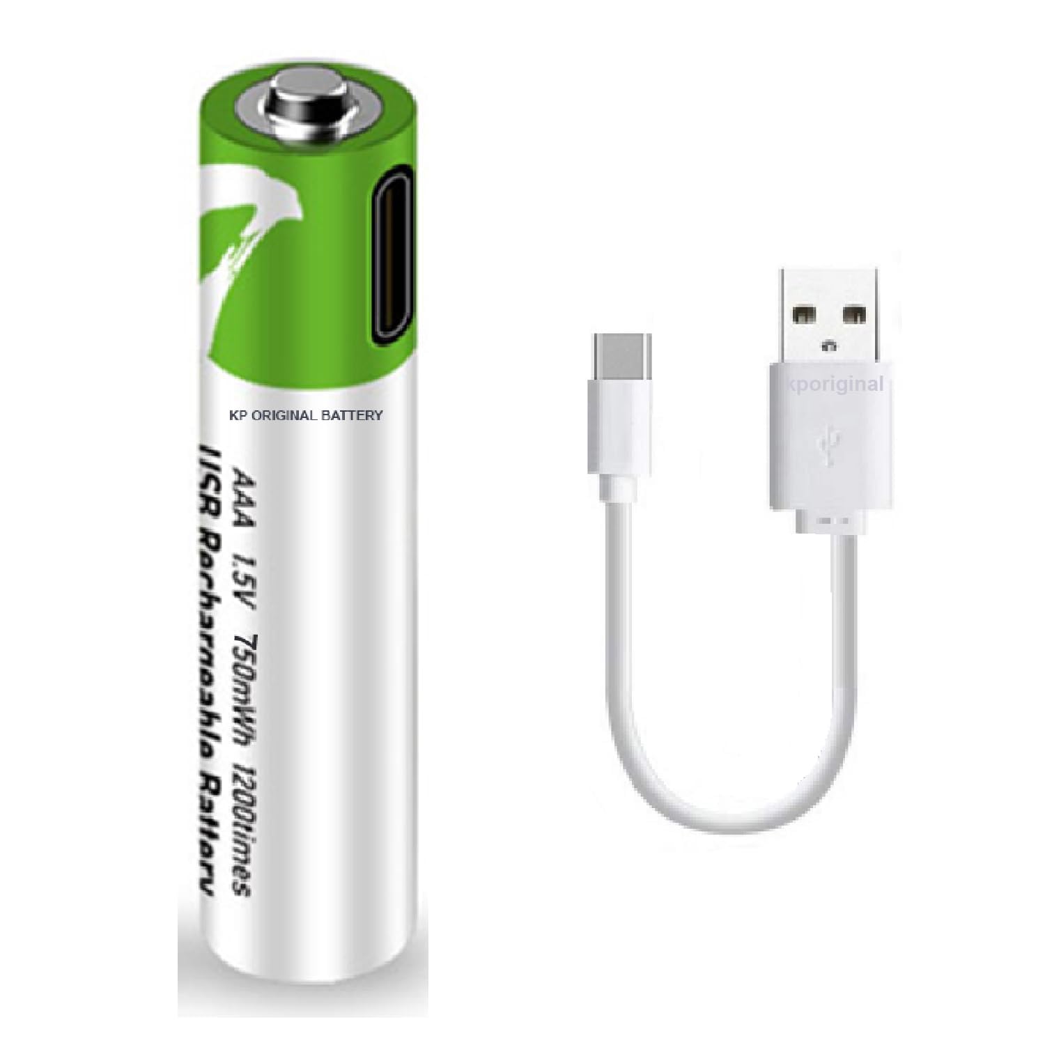 AAA Rechargeable with Type-C USB Cable 750mAh Triple A Lithium ion USB Rechargeable Type-c USB Rechargeable Battery 1.5V Direct Chargeable Battery no Charger Needed (Pack of 1)-picture-33