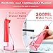TOVENDOR Electric Water Flosser, Cordless Rechargeable Dental Oral Irrigator IPX7 Waterproof 300ML Travel Water Teeth Cleaner with 5 Tips for Braces Care Teeth Gums Cleaning, Home Office Daily Use