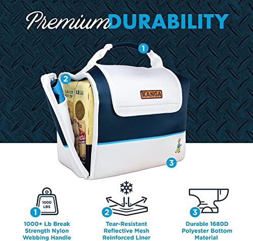 Image of Kanga Insulated Cooler Bag - Soft Cooler Bag - Can Beer and Seltzer Drink Cooler - Insulated and Durability Tested - Kanga Kase Mate