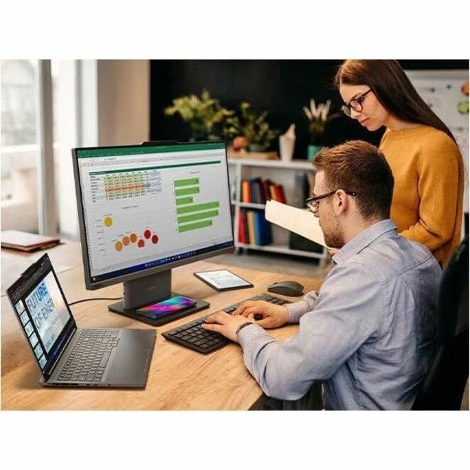 Image of Lenovo 24 inch FHD All-in-One Business Desktop Computer, Windows 11 Pro,Intel Core i7-13620H (10-Core,4.9GHZ) Processor,16GB RAM,1TB SSD,WiFi 6,for Home Office & Business Efficiency