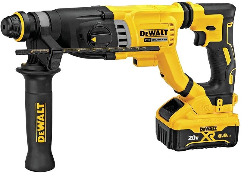 Kit de martillo giratorio con mango en D DeWalt DCH263R2 20V MAX* 1-1/8" SDS Plus