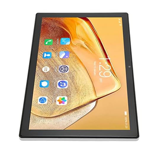 Tablet de 10 Polegadas 7000mAh Bateria 4G Tablet 6GB 256GB Exterior (Prata)