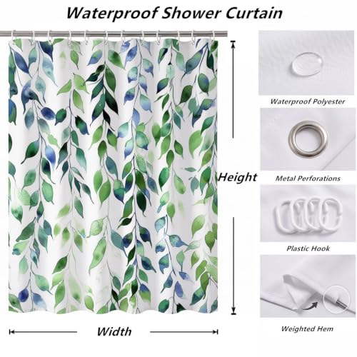 Rideau de douche imperméable et lavable en machine pour baignoire - 7
