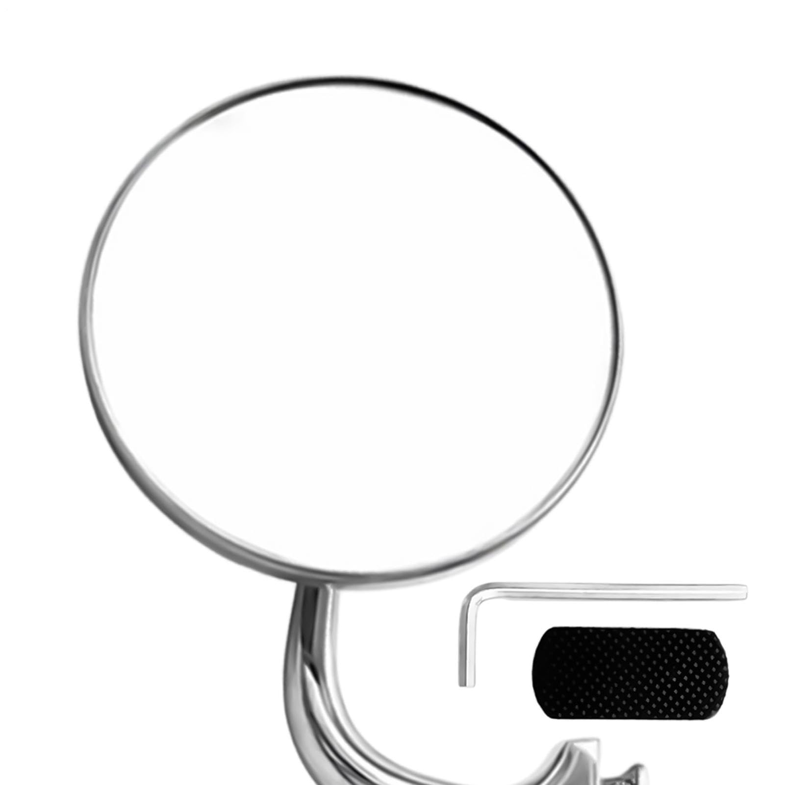Specchio laterale per auto retrò rotondo
