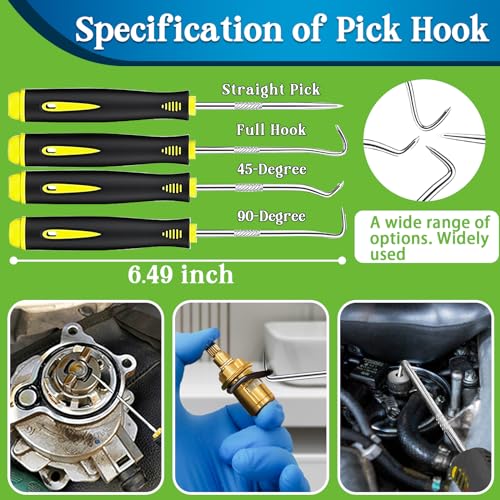Image of ZDBB 1086 Pcs SAE Standard O Ring Kit Nitrile Rubber O-Rings Assortment with O'Ring Pick for Hydraulic Automotive Plumbing Faucet Seal Repair 32 Size Inch ID:1 /8 inch-2 inch