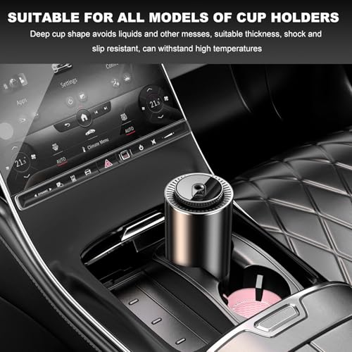 Juego 4 Coasters para Porta Vasos de Auto Rosa miniatura 6
