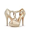 DREAM PAIRS Women's Swan-16 Gold Fashion Stilettos... #3