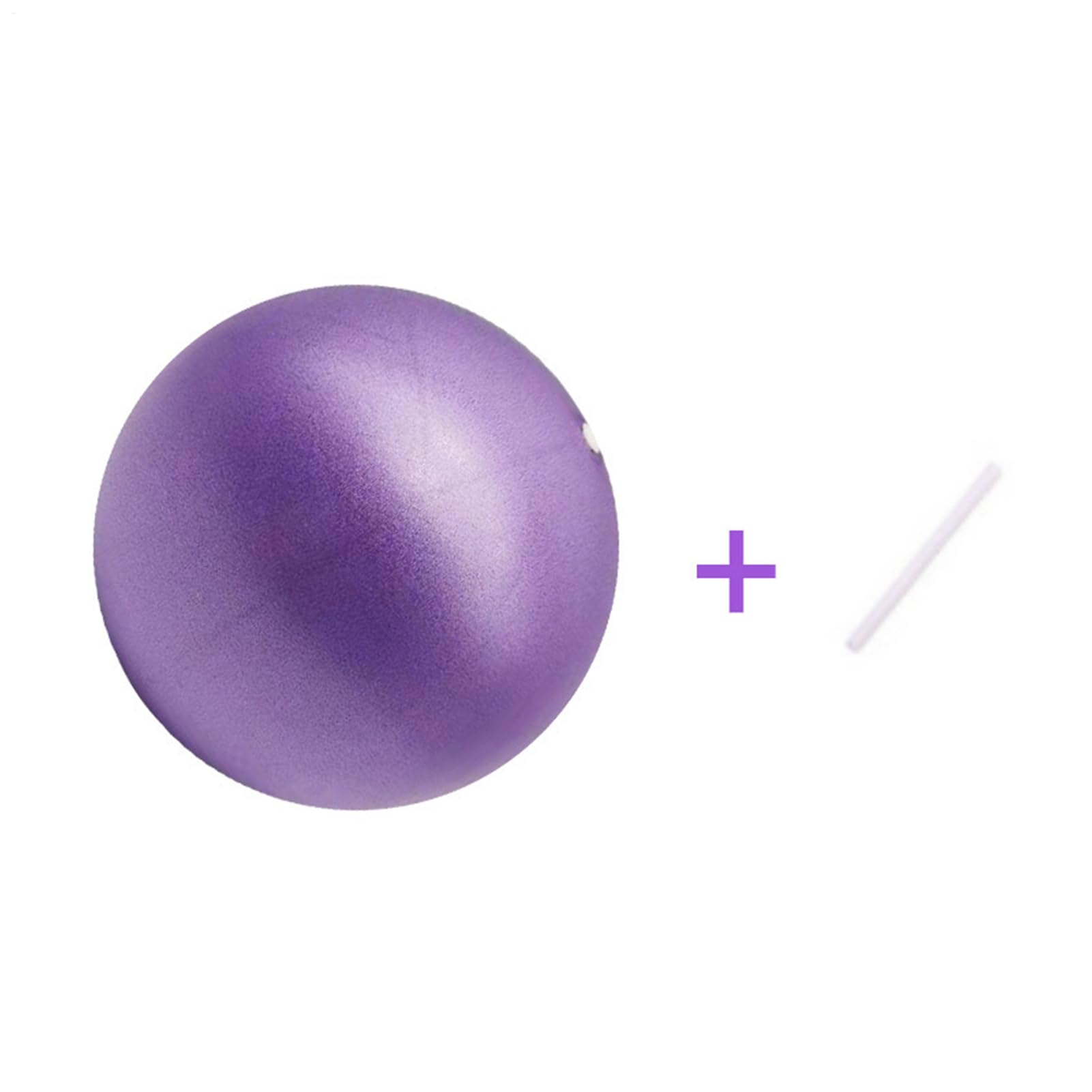 Genérico Pelota De Pilates De 15 Cm, Pelota Pequeña De Fitness con Pajita, Equipo para Gimnasio En Casa, Pelotade Entrenamiento Inflable De PVC para Gimnasia Y Ejercicios De Elevación De Cadera