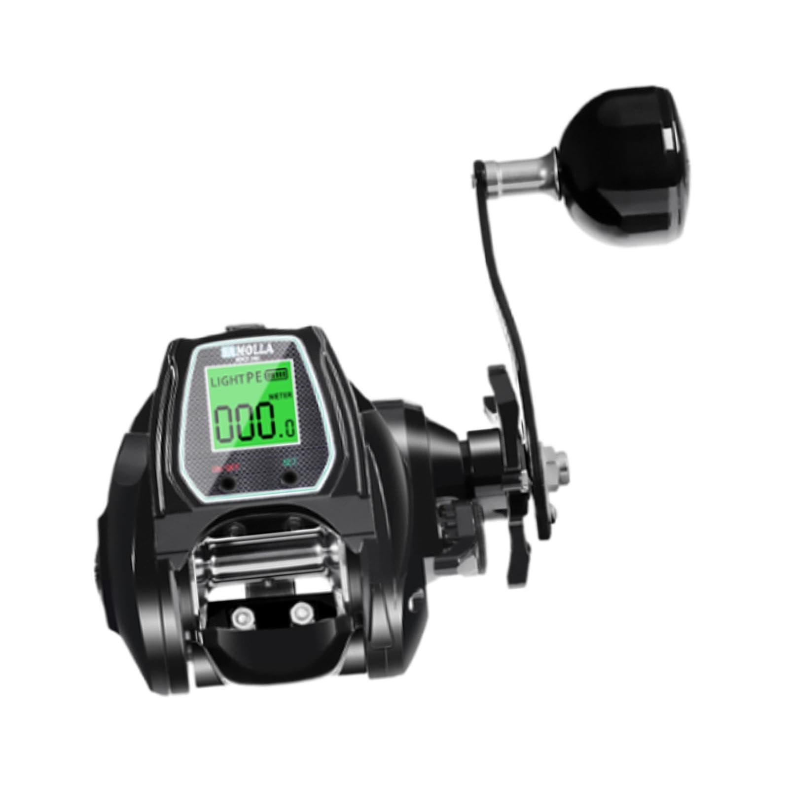 perfk Mulinello Elettrico Mulinello da baitcasting Attrezzatura da Pesca Liscia 16kg Max Drag Ricarica USB 7 + 1 BB Mulinello da Pesca in Acqua salata