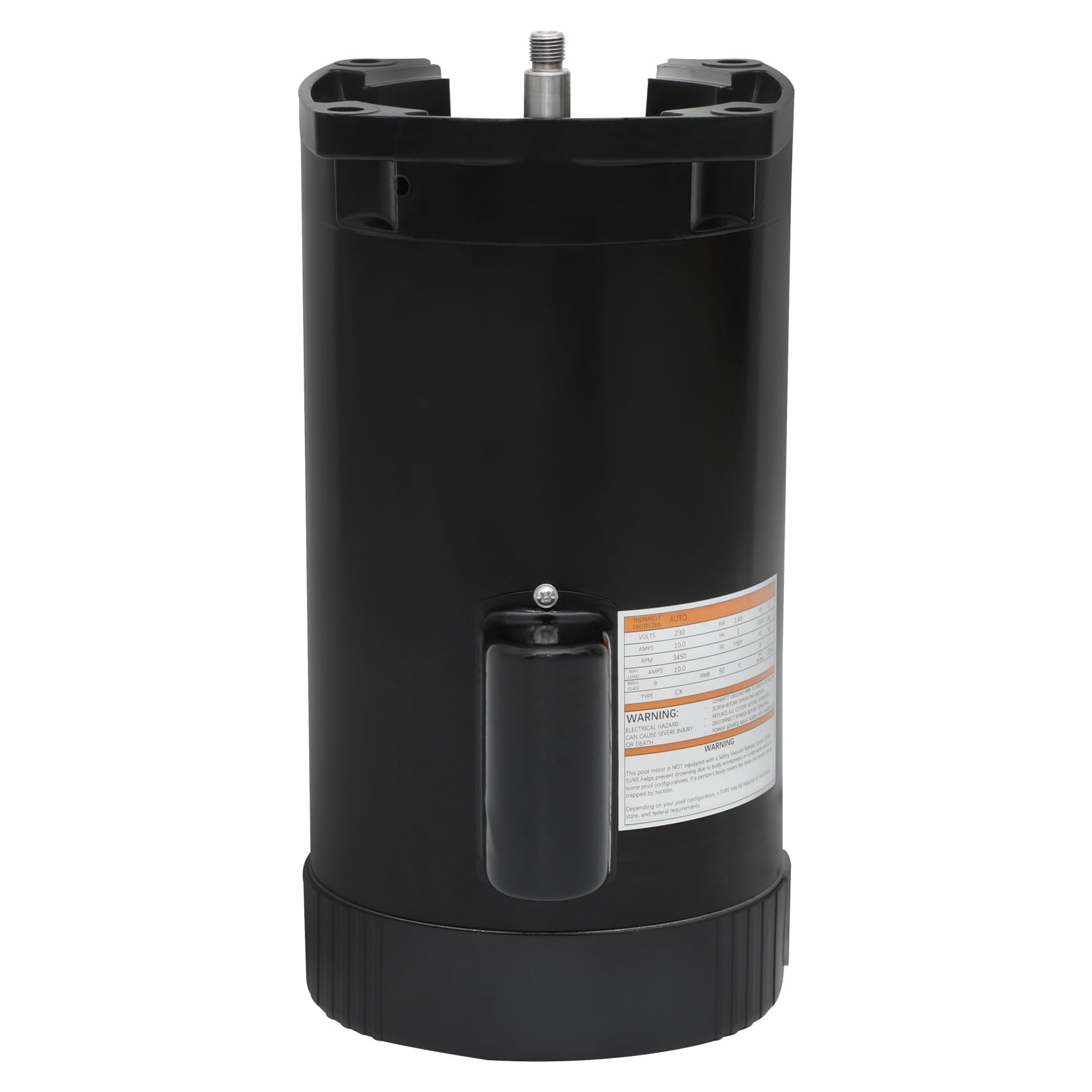 B2855 Pool Pump Motor 2HP with Square Flange 230V 3450RPM Stainless Steel Continuous Single Phase Pool Pump Motor Compatible with Century and Smith Pool Motors, for Above Ground and Inground Pools