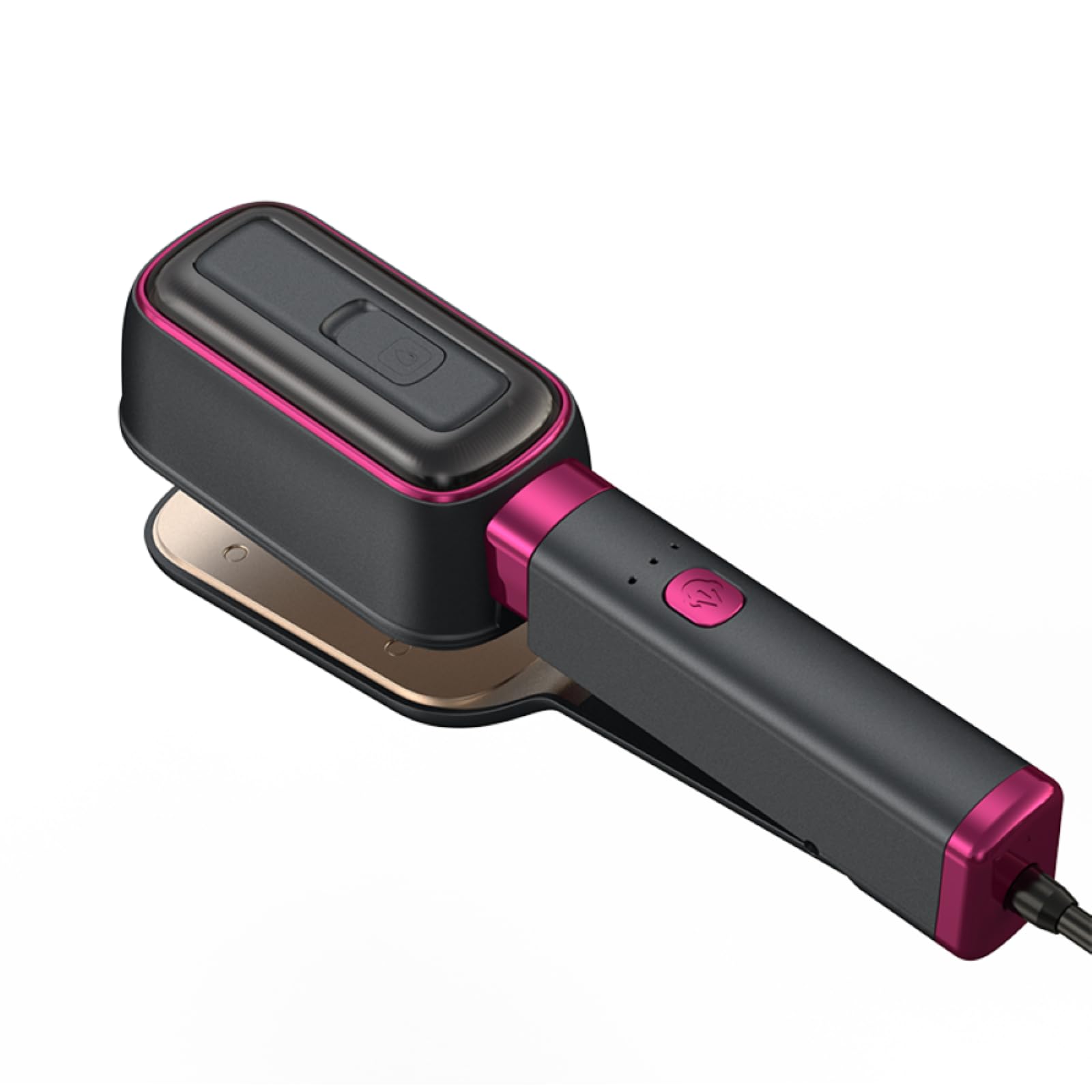 Travel Iron Steamer for Clothes, Portable 3-in-1 Handheld Press Iron, Fast Heat-up, 10 Mins Continuous Steam, 180° Rotatable Handheld Press Iron for Clothes