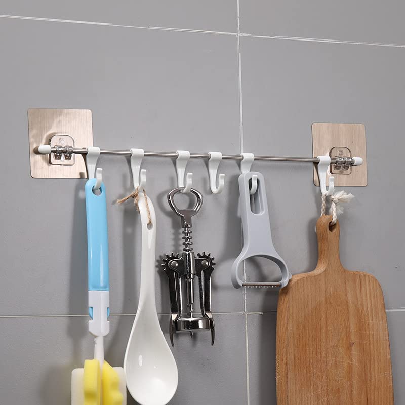 HOUSE OF VIPA Kitchen Shelf Stainless Steel Wall Mount Knife Holder | Towel Hanger | Spatula Ladle Hanging Hooks | Cutlery Holder Storage Rack Metal Multi-Purpose (B0B1YLF7L8) Amazon Price History, Amazon Price Tracker