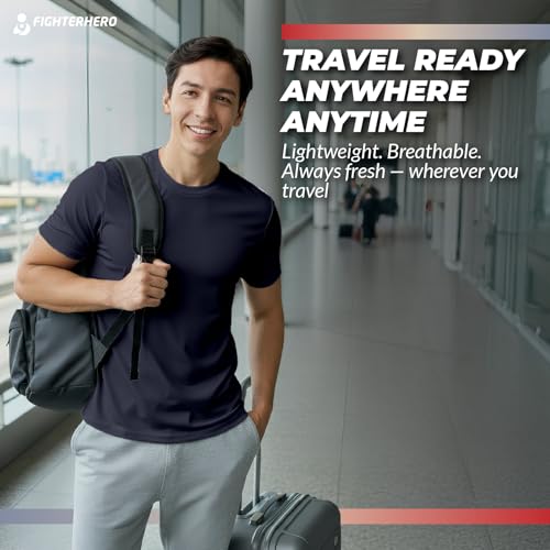 Image of Gym T Shirts for Men Workout | Sports Tshirt for Man | Running Mens T-Shirts | Polyester Men's T Shirt | Quick Dry fit Training Active Wear | Badminton Football Jersey Tshirts