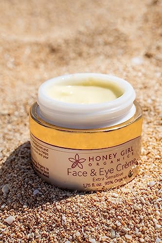 Honey Girl Organics Extra Sensitive Face and Eye Creme, 1.75 Fluid Ounce