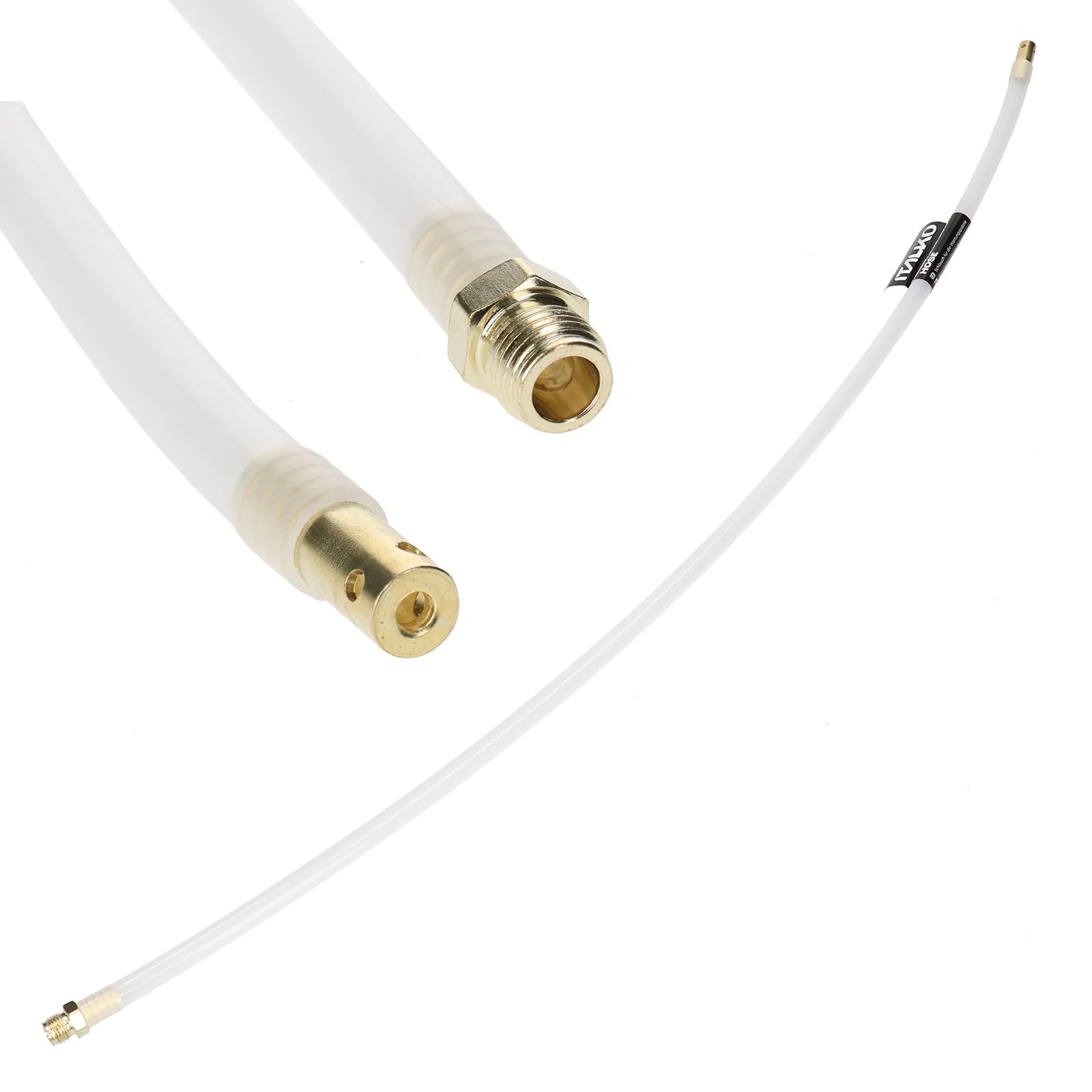 Sprühschlauch 63 cm für UBS-Unterbodenschutzpistole, Hohlraumsonde mit Universalgewinde, Ersatzschlauch für Hohlraum- und Konservierungspistolen