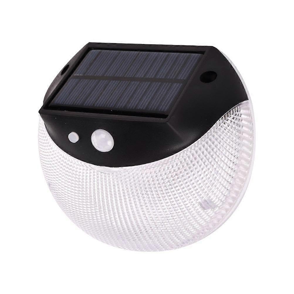 Joyhappst Image Color Solar Deck Lighting Round Wall Lights Outdoor Wireless Solar Induction Light For Garden Stair Porches Lighting