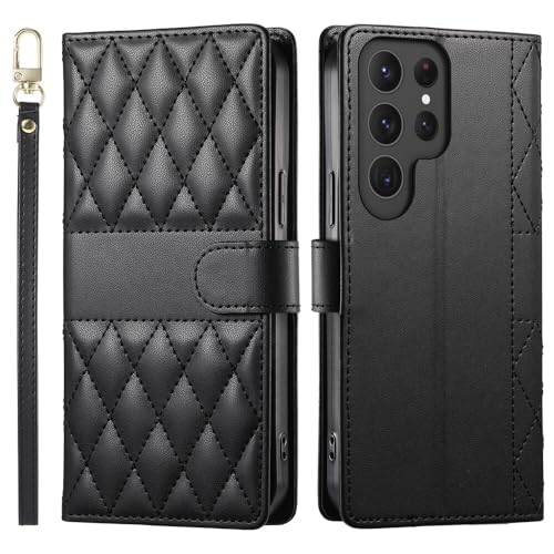 Étui magnétique iPhone et Samsung Galaxy S24 FE protection antichoc cuir durable