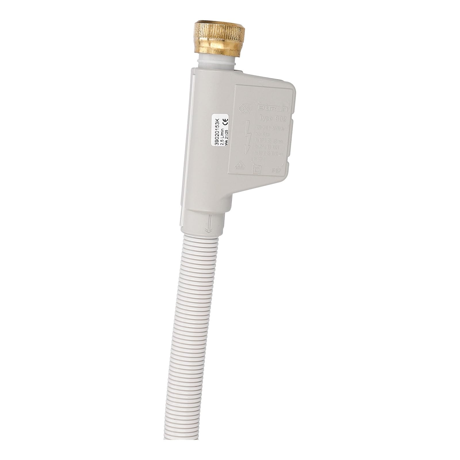 easyPART passend für Bitron/Elbi 10109212 Zulaufschlauch Aquastop passend | für Miele 10126942 in Geschirrspüler, Wasserzulauf, Sicherheitsschlauch, Type 902, 220-240V 50/60Hz, Max 10bar, Tm70°C