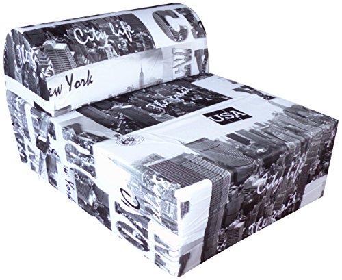 Chauffeuse convertible Polyester Gotham 75 x 58 x 48 cm