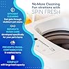 Pet Forge Compact Washing Machine – Fully Automatic Mini Washer for Small Loads & Pet Items | 8 lbs Capacity Portable Top Load Washer