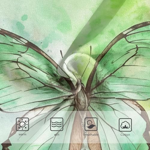 Painting Green Butterfly Wings Toddler Underwear Custom 2t Cotton Panties for Girl Artistic Kids Undies Briefs3