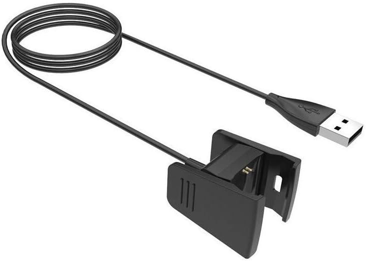 50cm USB Charging Cable Replacement For Fitbit Charge HR - Black (Lifetime Warranty)