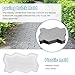 Ruitutedianzi Three Waveform Garden Path Plastic Concrete Paving Brick Mold Diy Walkway Cement Brick Mold