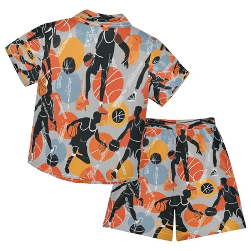 Image of Boccsty Ice Cream Drip Boy Summer Shorts Sets Hawaiian Toddler Boys T-Shirt & Pants 2 Pcs 3T-10T