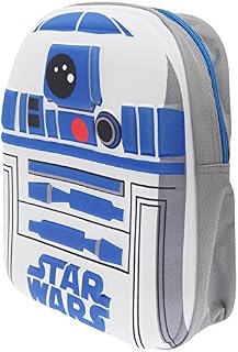 Star Wars Childrens/Kids Official R2D2 Backpack/Rucksack (One Size) (White/Blue)
