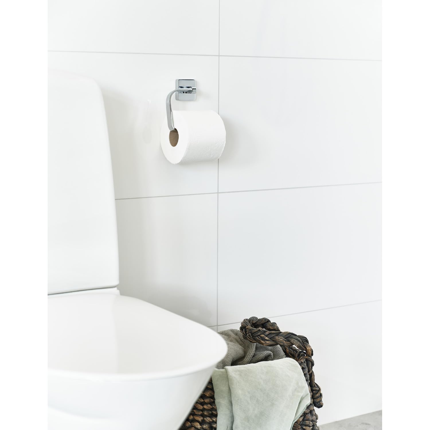 Smedbo "Ice 'WC-Papierrollenhalter ohne Deckel, Silber, 13 cm