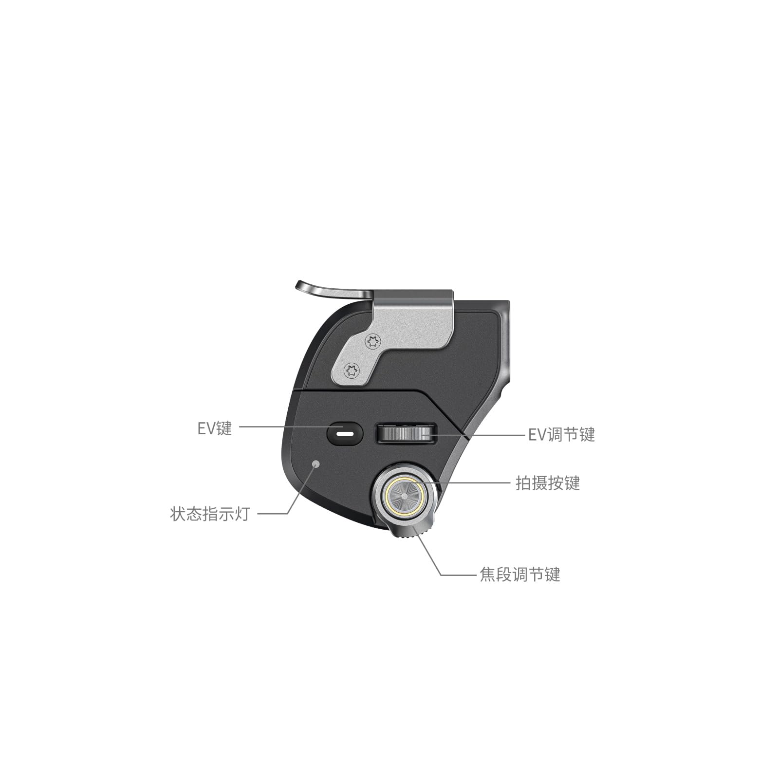 SMALLRIG FilMov Fotogriff & Handyhülle-Set für iPhone 17 Pro Max, Ergonomischer Griff mit Auslöser und Zoom, 3400mAh Akku, Kabellose Fernbedienung, Smartphone-Set für Filmemacher, Selfies – 5554