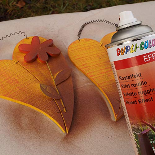 Peinture effet rouille Duplicolor 383588 pour masquer les défauts des objets