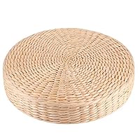 Tatami Runde Geflochtene Natur Handgemachte Stroh Gewebt Sitzkissen Haushalt Runde Verdickte Sitze Kissen Hocker für Tatami Zen Yoga Teezeremonie Dekoration
