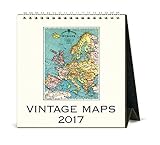 Cavallini 2017  Vintage Maps Desk Calendar