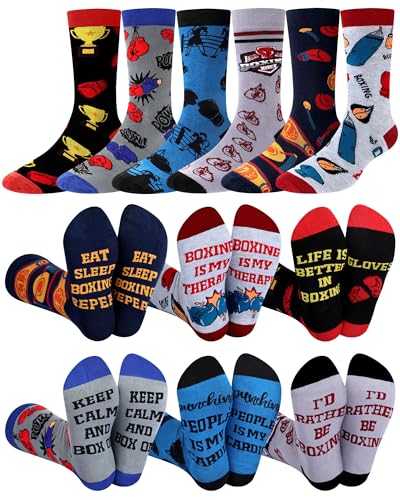 Jamntower Boxing Theme Socks