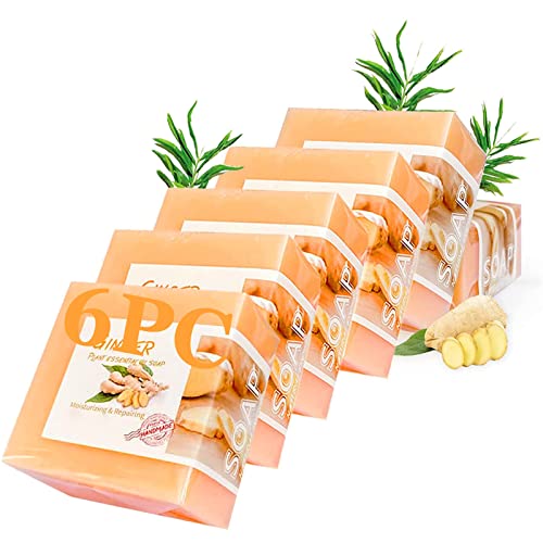 6 Pcs Lymphatic Detox Organic Soap Natural Hand Soap Deep Clean Bar Soap for Men, Women with All Skin Types
