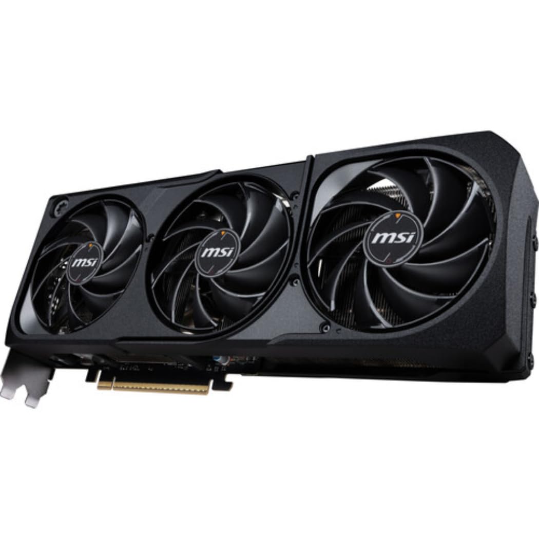 msi Tarjeta gráfica GeForce RTX 5070 Ti Shadow 3X OC, 16 GB GDDR7, 28 Gbps, 256 bits, 1406 AI Tops, DLSS 4, creación de contenido IA, inferencia LLM local, DP 2.1b x3, HDMI 2.1b, con soporte para GPU