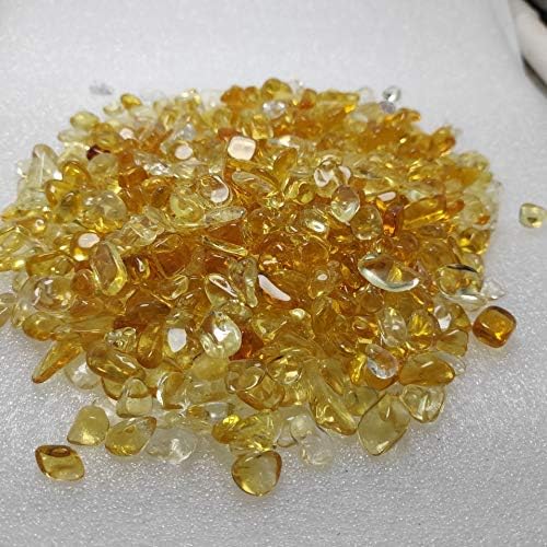 1kg Natural Brazilian Citrine Crystal and Stone Gravel Topaz Quartz Fish Tank Garden Decor Crystals and Stones