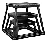 Ader Plyometric Platform Box Set- 6', 12', 18' Black