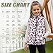 Yreiwoby Girls Fleece Vest Size 8-10 Zip Up Trendy Pink Leopard Print Outerwear Comfortable Fashionable Full Zip Sleeveless Vests Jacket with Pockets Kids During Winter Streetwear