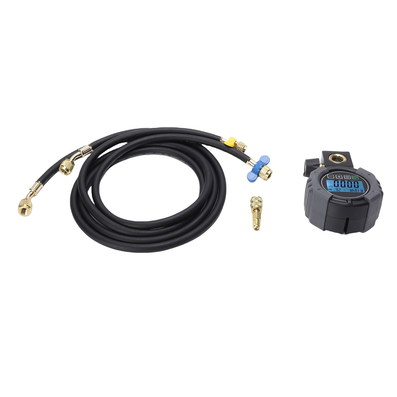 Medidor de Colector Digital, Herramienta de Medición Precisa para Cargar, Aspirar y Diagnosticar Sistemas HVAC con 1 Manómetro