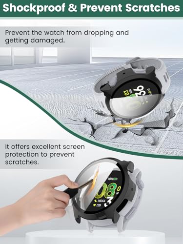 Coque Coros Pace 4 rigide anti-rayures avec vitre de protection 9H noire