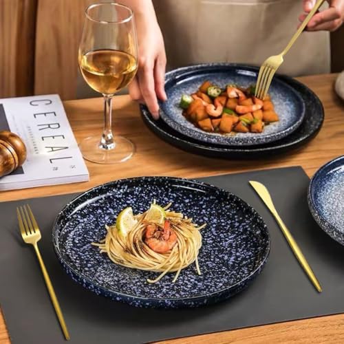 Image of 4 pcs Flatware Set, Gold Silverware Set for 1, Knife Fork Spoon, Stainless Steel Home Dinnerware Tableware,Mixed Cutlery Set Eating Utensils for Restaurants (4 Pcs Gold)