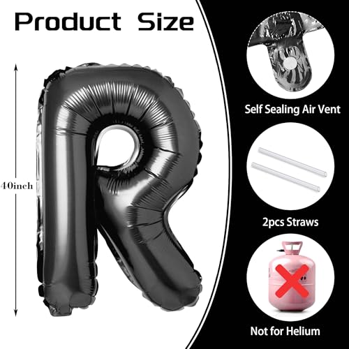 Image of 40inch Bride or Die Bachelorette Balloons - Jumbo Balloons for Bridal Shower Bride or Die Black Bachelorette Party Decorations and Engagement Party Supplies